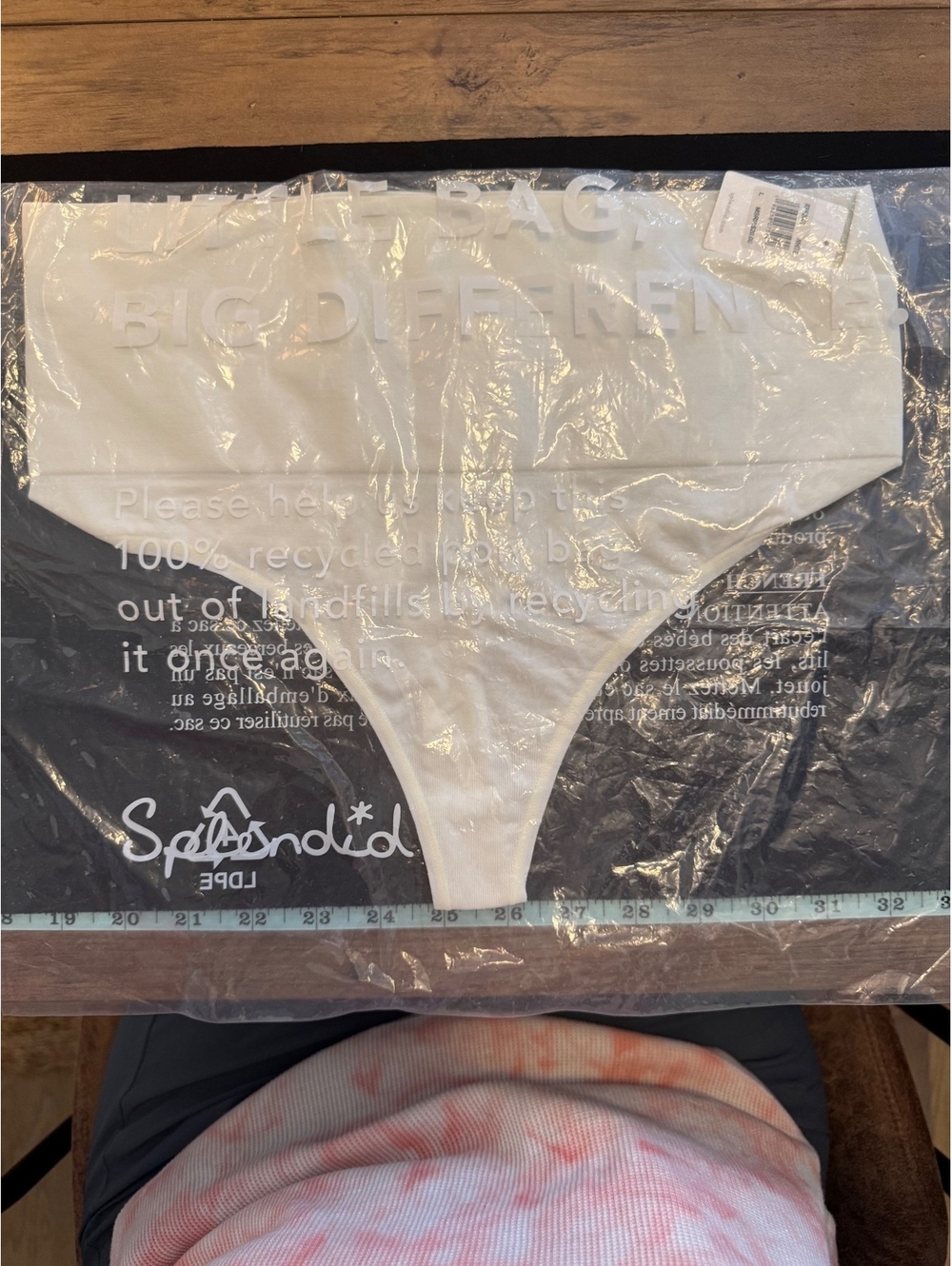 NWT - Splendid White Women's Shaping Thong Size Large